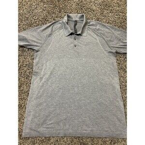 Lululemon Gray Polo‎ Shirt - Men's Large - Live in Practice